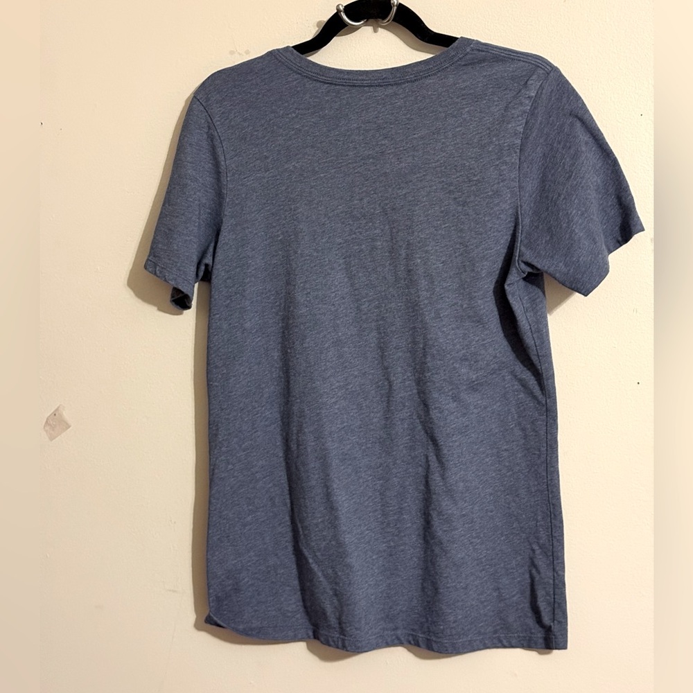 Old Navy Blue Short Sleeve Tee Relaxed Fit - Picture 5 of 5